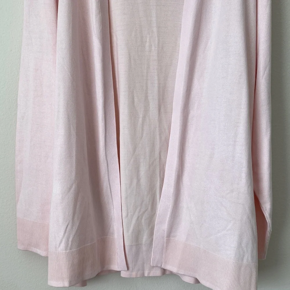 Lane Bryant Light Pink Open Cardigan - Picture 7 of 7